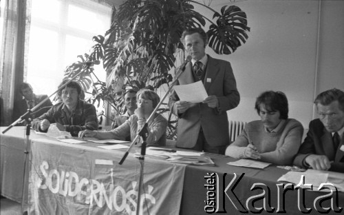 Maj-czerwiec 1981, gm. Pawłów, Kielecczyzna, Polska.
Zjazd NSZZ RI 