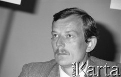 Czerwiec 1981, Warszawa, Polska.
I Walne Zebranie Delegatów NSZZ 