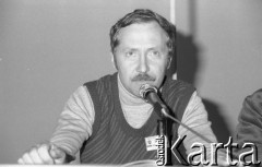 Czerwiec 1981, Warszawa, Polska.
I Walne Zebranie Delegatów NSZZ 