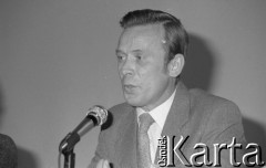 Czerwiec 1981, Warszawa, Polska.
I Walne Zebranie Delegatów NSZZ 