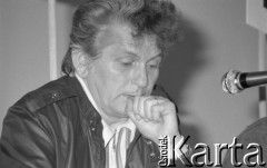 Czerwiec 1981, Warszawa, Polska.
I Walne Zebranie Delegatów NSZZ 