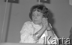 Czerwiec 1981, Warszawa, Polska.
I Walne Zebranie Delegatów NSZZ 