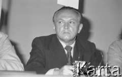 Czerwiec 1981, Warszawa, Polska.
I Walne Zebranie Delegatów NSZZ 