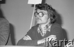 Czerwiec 1981, Warszawa, Polska.
I Walne Zebranie Delegatów NSZZ 