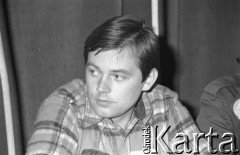 Czerwiec 1981, Warszawa, Polska.
I Walne Zebranie Delegatów NSZZ 