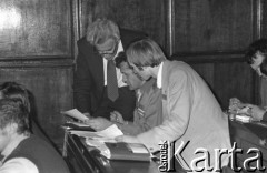 Czerwiec 1981, Warszawa, Polska.
I Walne Zebranie Delegatów NSZZ 