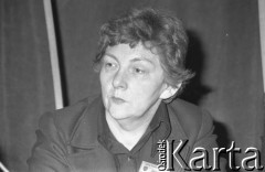 Czerwiec 1981, Warszawa, Polska.
I Walne Zebranie Delegatów NSZZ 