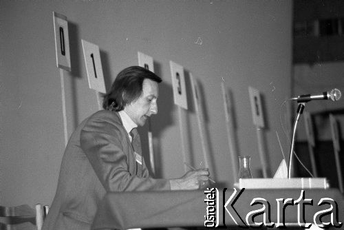 Czerwiec 1981, Warszawa, Polska.
Zakłady Mechaniczne im. Marcelego Nowotki, spotkanie delegatów NSZZ 