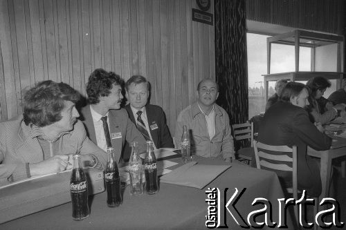 Czerwiec 1981, Warszawa, Polska.
Zakłady Mechaniczne im. Marcelego Nowotki, spotkanie delegatów NSZZ 