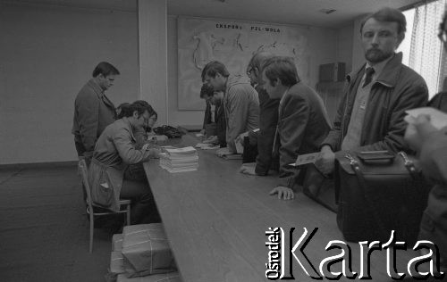 Czerwiec 1981, Warszawa, Polska.
Zakłady Mechaniczne im. Marcelego Nowotki, spotkanie delegatów NSZZ 