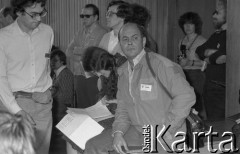 Czerwiec 1981, Warszawa, Polska.
Zakłady Mechaniczne im. Marcelego Nowotki, spotkanie delegatów NSZZ 