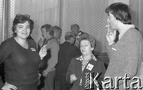 Czerwiec 1981, Warszawa, Polska.
Zakłady Mechaniczne im. Marcelego Nowotki, spotkanie delegatów NSZZ 