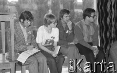 Czerwiec 1981, Warszawa, Polska.
Zakłady Mechaniczne im. Marcelego Nowotki, spotkanie delegatów NSZZ 