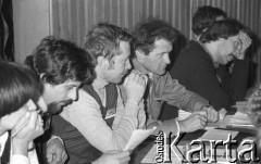 Czerwiec 1981, Warszawa, Polska.
Zakłady Mechaniczne im. Marcelego Nowotki, spotkanie delegatów NSZZ 