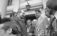 1981, Warszawa, Polska.
Uniwersytet Warszawski, spotkanie działaczy NSZZ 