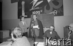 1981, Warszawa, Polska.
Wybory nowego Zarządu NSZZ 