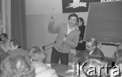 1981, Warszawa, Polska.
Wybory nowego Zarządu NSZZ 