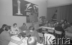 1981, Warszawa, Polska.
Wybory nowego Zarządu NSZZ 