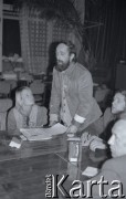 6-12.01.1981, Ustrzyki Dolne, Polska. 
Sala konferencyjna Urzędu Miasta i Gminy. Narada Ogólnopolskiego Komitetu Strajkowego.
Fot. Lech Ścibor-Rylski, zbiory Ośrodka KARTA/Independent Polish Agency (IPA) przekazał Józef Lebenbaum