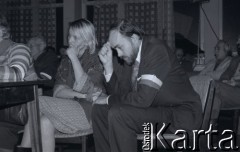 6-8.01.1981, Ustrzyki Dolne, Polska. 
Sala konferencyjna Urzędu Miasta i Gminy. Rozmowy komisji rządowej ze strajkującymi rolnikami. Na zdjęciu uczestnicy rozmów.
Fot. Lech Ścibor-Rylski, zbiory Ośrodka KARTA/Independent Polish Agency (IPA) przekazał Józef Lebenbaum