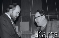 Przed 12.01.1981, Ustrzyki Dolne, Polska.
Strajk okupacyjny rolników w sali konferencyjnej Urzędu Miasta i Gminy.
Fot. Lech Ścibor-Rylski, zbiory Ośrodka KARTA/Independent Polish Agency (IPA) przekazał Józef Lebenbaum