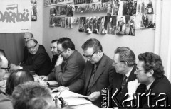 Początek lutego 1981, Ustrzyki Dolne, Polska.
Siedziba NSZZ 