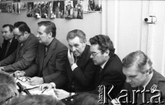 Początek lutego 1981, Ustrzyki Dolne, Polska.
Siedziba NSZZ 