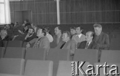 1981, Polska.
Zjazd NSZZ RI 