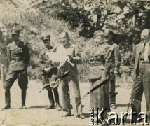 1938, Polska.
36 Pułk Piechoty Legii Akademickiej, 2. od lewej stoi kpt. Włodzimierz Cieszkowski.
Fot. NN, zbiory Ośrodka KARTA, udostępniła Halina Cieszkowska