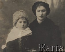 1915-1917, Rosja.
Paula Ewerman z synem Benkiem.
Fot. NN, zbiory Ośrodka KARTA, album Wacława Skorupskiego udostępniła Agata Witerska