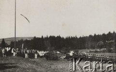 Lato 1934, Istebna, Polska.
Obóz Przysposobienia Wojskowego Kobiet.
Fot. NN, zbiory Ośrodka KARTA, album Ireny Skorupskiej udostępniła Agata Witerska