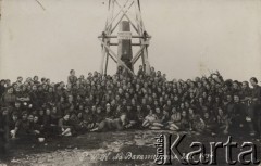 29.06.1934, Wisła, Beskid Śląski, Polska.
Uczestniczki obozu Przysposobienia Wojskowego Kobiet na szczycie Baraniej Góry. Wśród nich Irena Skorupska.
Fot. NN, zbiory Ośrodka KARTA, album Ireny Skorupskiej udostępniła Agata Witerska