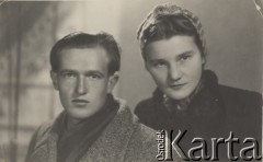 1942-1943, Brześć, Białoruska SRR, ZSRR
Kazimierz i Halina Skorupscy.
Fot. NN, zbiory Ośrodka KARTA, album rodziny Skorupskich udostępniła Agata Witerska