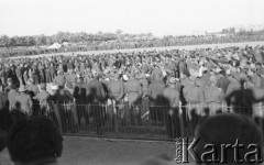 Styczeń 1943, Bagdad, Irak.
Mecz piłki nożnej Polska. - Anglia, wygrany przez Polaków 4:0.
Fot. Czesław Dobrecki, zbiory Ośrodka KARTA, Pogotowie Archiwalne [PAF_015], przekazał Krzysztof Dobrecki
