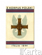 1944,  Włochy.
Legitymacja potwierdzająca nadanie Krzyża Pamiątkowego Monte Cassino Karolowi Bielakowowi z 10 Batalionu Saperów 2 Korpusu Polski za udział w bitwie pod Monte Cassino.
Fot. zbiory Ośrodka KARTA, Pogotowie Archiwalne [PAF_009], udostępniła Barbara Raszczyk