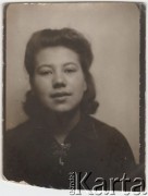 10.11.1944, Mława, Niemcy.
Robotnica przymusowa - Wala Jasieńska z Wołkowyska, pracowała w Królewcu. 
Fot. NN, zbiory Ośrodka KARTA, Pogotowie Archiwalne [PAF_051], udostępniła Barbara Zacharko