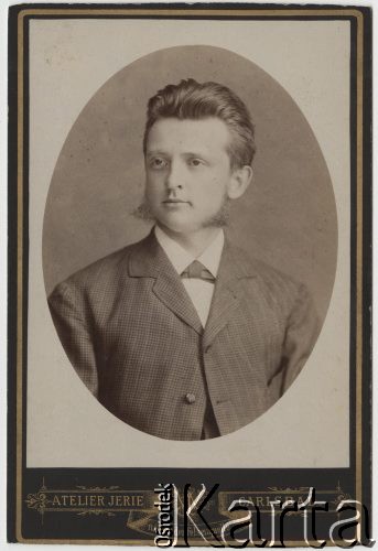 Ok. 1880, Carlsbad, Austro-Węgry.
Jan Kilian, mąż Marii Aleksandry z domu Sławikowskiej. 
Fot. Atelier Jerie, zbiory Ośrodka KARTA, udostępniła Elżbieta Sławikowska