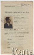 23.05.1929, Lwów, Polska.
Świadectwo dojrzałości Tadeusza Władysława Redycha uzyskane w II Państwowym Gimnazjum we Lwowie. 
Fot. zbiory Ośrodka KARTA, udostępniła Elżbieta Sławikowska