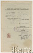 23.05.1929, Lwów, Polska.
Świadectwo dojrzałości Tadeusza Władysława Redycha uzyskane w II Państwowym Gimnazjum we Lwowie. 
Fot. zbiory Ośrodka KARTA, udostępniła Elżbieta Sławikowska