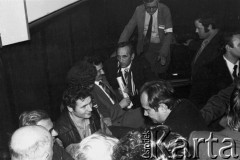 24.10.1980, Warszawa, Polska..
Sąd Wojewódzki, rozprawa sądowa w sprawie rejestracji Niezależnego Samorządnego Związku Zawodowego 
