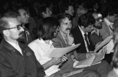 Październik 1981, Gdańsk, Polska..
Obrady I Krajowego Zjazdu Delegatów NSZZ 