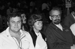 Październik 1981, Gdańsk, Polska..
Obrady I Krajowego Zjazdu Delegatów NSZZ 