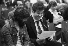 Październik 1981, Gdańsk, Polska..
Obrady I Krajowego Zjazdu Delegatów NSZZ 