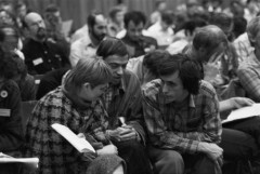 Październik 1981, Gdańsk, Polska..
Obrady I Krajowego Zjazdu Delegatów NSZZ 