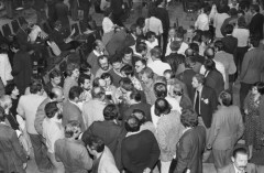 Październik 1981, Gdańsk, Polska..
Obrady I Krajowego Zjazdu Delegatów NSZZ 