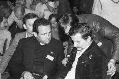 Październik 1981, Gdańsk, Polska..
Obrady I Krajowego Zjazdu Delegatów NSZZ 