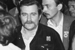 Październik 1981, Gdańsk, Polska..
Obrady I Krajowego Zjazdu Delegatów NSZZ 