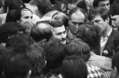 Październik 1981, Gdańsk, Polska..
Obrady I Krajowego Zjazdu Delegatów NSZZ 