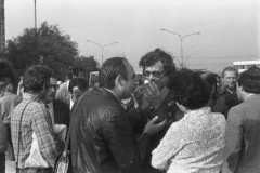1.10.1981, Gdańsk, Polska..
Obrady I Krajowego Zjazdu Delegatów NSZZ 