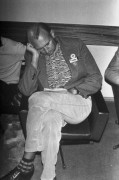 Wrzesień lub październik 1981, Gdańsk, Polska..
Konferencja prasowa BIPS (Biuro Informacji Prasowej Solidarność) podczas I Krajowego Zjazdu Delegatów NSZZ „Solidarność”. 
Fot. NN, zbiory Ośrodka KARTA, udostępnił Krzysztof Frydrych.